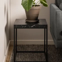 Salontafel AGNES Marquina Marmerlook Zwart