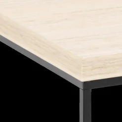 Salontafel AGNES Travertijnlook 60x45