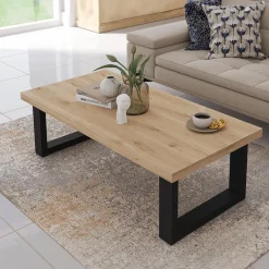 Salontafel CASTELLO 130x65 Lichte Eik