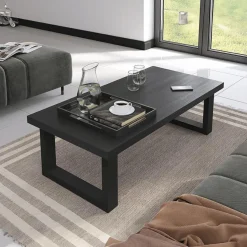 Salontafel CASTELLO 130x65 Zwarte Eik