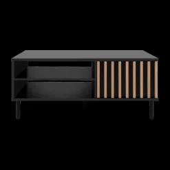 Salontafel ERNESTO 2xNIS-D B 110 Artisan Eik/Zwart