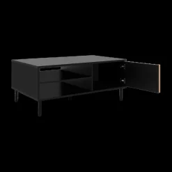 Salontafel ERNESTO 2xNIS-D B 110 Artisan Eik/Zwart