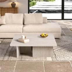 Salontafel ISANDRO 2Del. 120x120 Decor Travertin