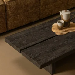 Salontafel LION 140x60 Donkerbruin