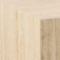 Salontafel LIVA Travertijnlook Vierkant 90