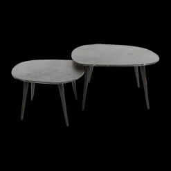 Salontafel LUISA S/2 Organisch Rock