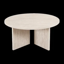 Salontafel MAERIS Ø90 Decor Travertin