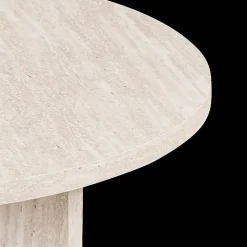 Salontafel MAERIS Ø90 Decor Travertin