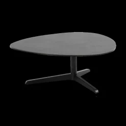 Salontafel MALBORD Keramiek zwart/metaal zwart