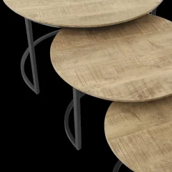 Salontafel MAXTON 3Del. Mango