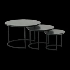 Salontafel MAXTON 3Del. Marble Bromo