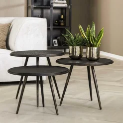 Salontafel NAYA Metallic grijs