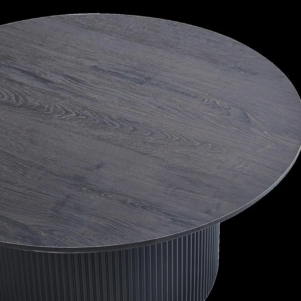 Salontafel PORTO Decor Donkerbruin Ø80