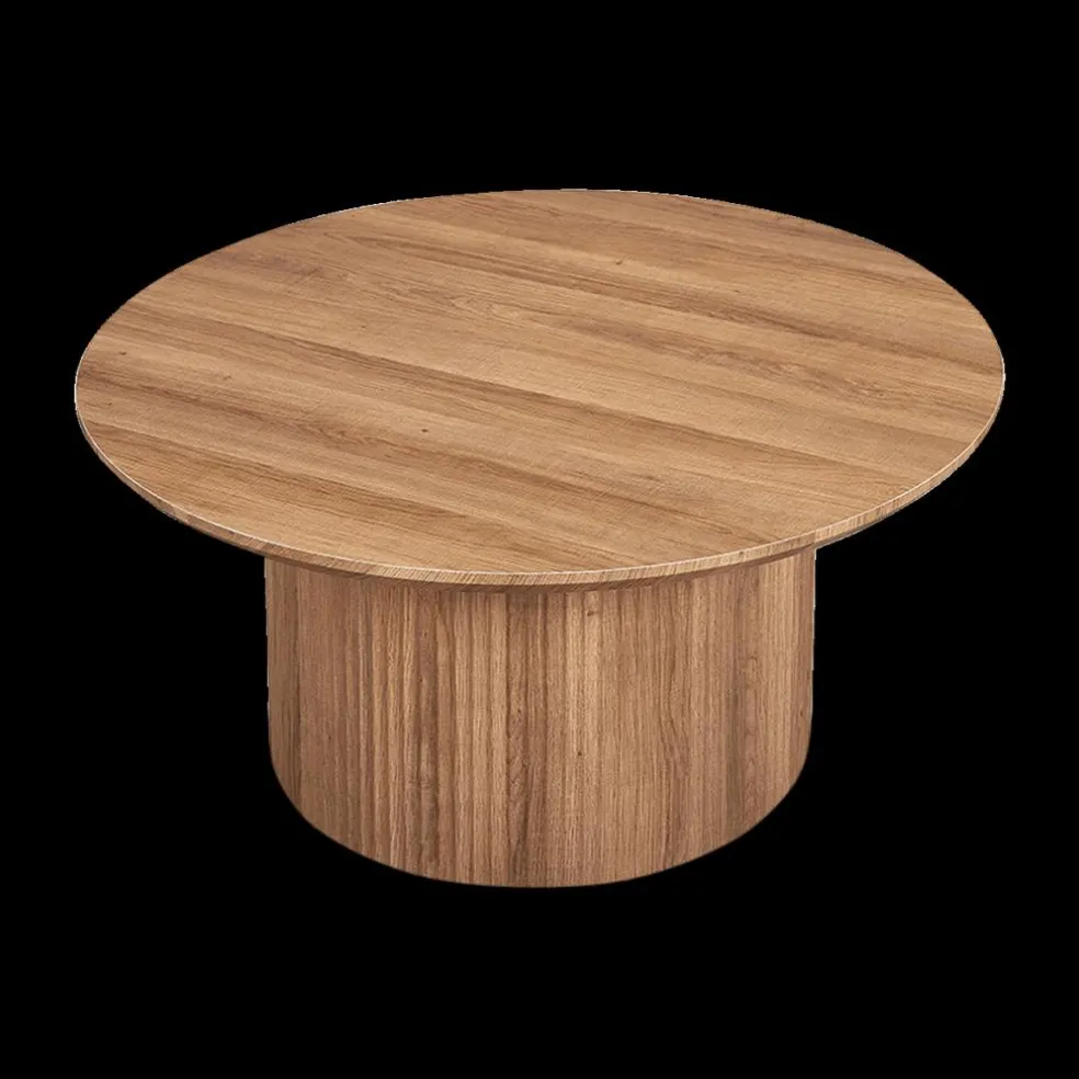 Salontafel PORTO Decor Oude Eik Ø80