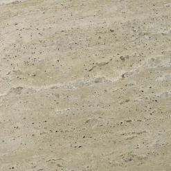 Salontafel PURNIMA Ø90 Travertijn/Mango Donkerbruin