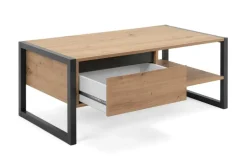 Salontafel ROCKY 100x55 Artisan Eik/Anthraciet