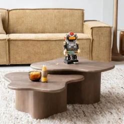 Salontafel S/2 AILO Mangohout Bruin