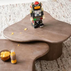 Salontafel S/2 AILO Mangohout Bruin