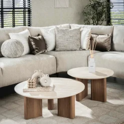 Salontafel S/2 AUDE Ø76/Ø58