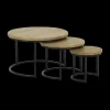 Salontafel S/3 BECCA Rond Mango