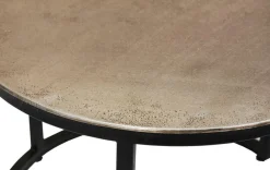 Salontafel set CELIA verouderd zilver