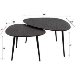 Salontafel set TESSA