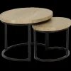 Salontafel Set van 2 CREEK Natur