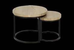 Salontafel Set van 2 CREEK Natur