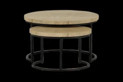 Salontafel Set van 2 CREEK Natur