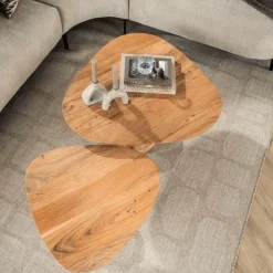 Salontafel Set van 2 FRESCO Driehoekig