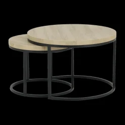 Salontafel Set van 2 SIGNA French Oak