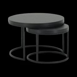 Salontafel Set van 2 SIGNA Nox Zwart