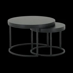 Salontafel Set van 2 SIGNA Nox Zwart