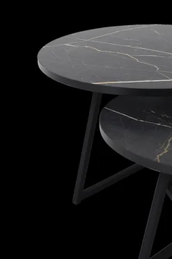 Salontafel Set van 2 ZYAN Marble Bromo