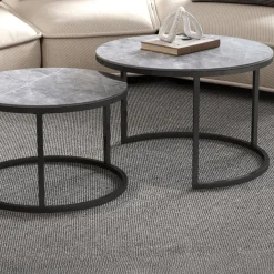 Salontafel set VINNIE Grijs