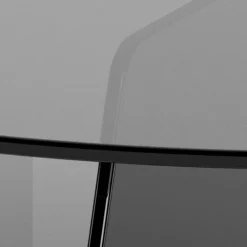 Salontafel SKOGA Ø80 Glass Smoked