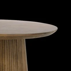 Salontafel SUNDAR Ø80 Mango Donkerbruin