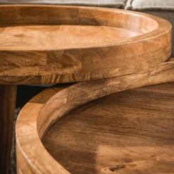 Salontafel VAIANA S/2 Massief Mango
