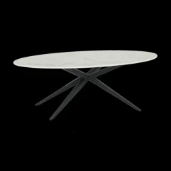 Salontafel VERMEER Keramiek Grijs 130x65