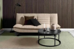 Salontafel VICARI Melamine Marmer Zwart