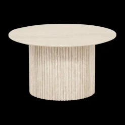 Salontafel XENA Ø80 Travertijnlook