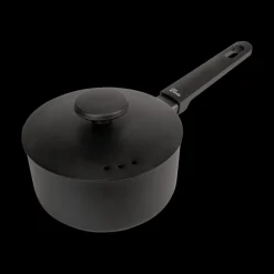 Sauspan FULL BLACK Alu Zwart M/Deksel