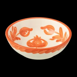 Schaal GRANZA Ker. Wit/Oranje S