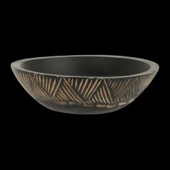 Schaal LICHI L Mango Dk. Bruin