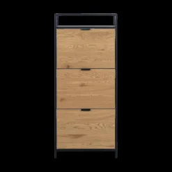 Schoenenkast BOKSKAP 3L/Legger (Wild Oak), B56-H129-D30