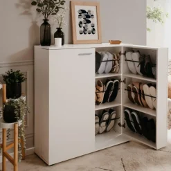 Schoenenkast EMILIO Wit