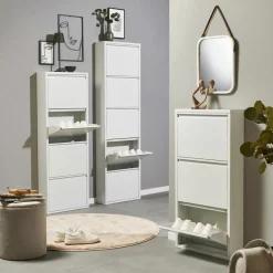Schoenenkast GITTE 4 Laden Wit B51