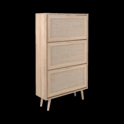 Schoenenkast 3L EIVISSA Sonoma Eik/Riet