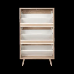 Schoenenkast 3L EIVISSA Sonoma Eik/Riet