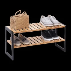 Schoenenrek BLACKWOOD Bamboe/Metaal